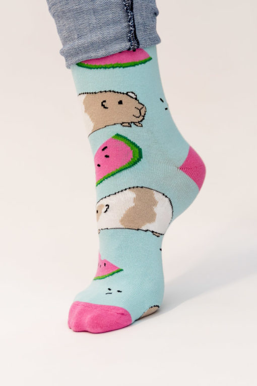 Melonenschweinchen Socken – Bild 3
