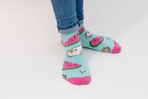 Melonenschweinchen Socken – Bild 5