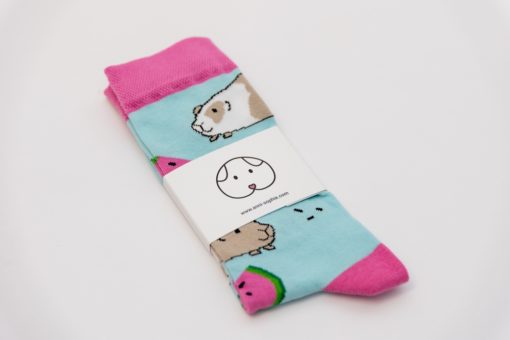 Melonenschweinchen Socken – Bild 6