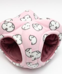 Höhle mit zwei Eingängen - Fleece Anni Rosa-Altrosa