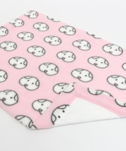 Pipipad  40x60cm gemustert - Fleece Anni Rosa