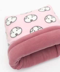 Kuschelsack - Fleece Anni Rosa-Altrosa