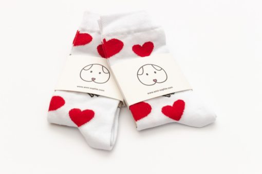Herzschweinchen Socken – Bild 3