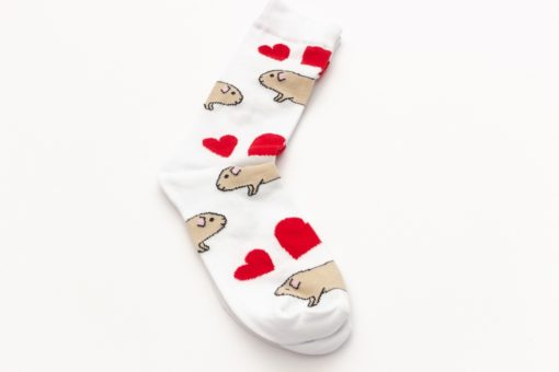 Herzschweinchen Socken – Bild 2