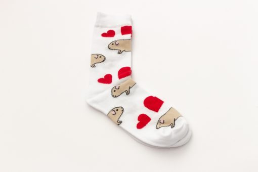 Herzschweinchen Socken – Bild 4
