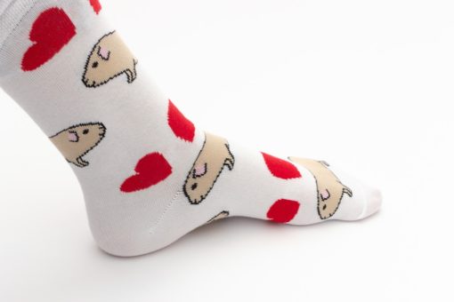 Herzschweinchen Socken – Bild 5