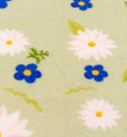 Stoffhimmel für Meerschweinchen Hütte - Blumenwiese