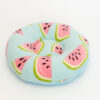 Donutkissen Wassermelone-Eisblau