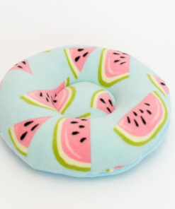 Donutkissen Wassermelone-Eisblau