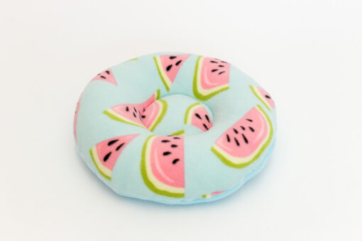 Donutkissen Wassermelone-Eisblau
