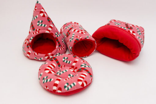 Donutkissen Zuckerstangen-Knallrot – Bild 2