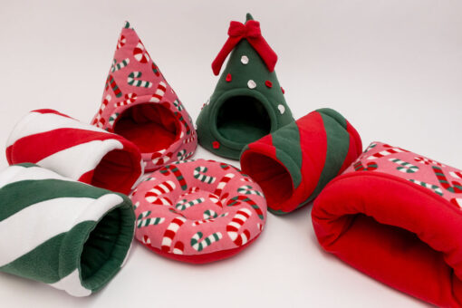 Donutkissen Zuckerstangen-Knallrot – Bild 3