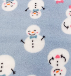 Nest - Schneemänner-Babyblau