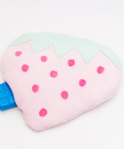 Erdbeere mit Kühlakku Babyrosa