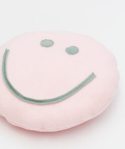 Einzelstück Smileykissen Babyrosa gefüllt mit Watte
