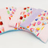 3er Set Eismatratzen mit Babyrosa